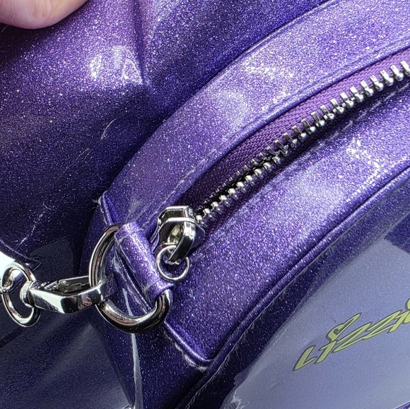 Cakeworthy Lizzie McGuire Purple Sparkle Daisy Crossbody Bag - Picture 4 of 6